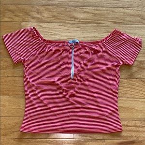 Off the shoulder shirt